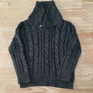 Old Navy Sweater Boys Size 3T Gray Cardigan